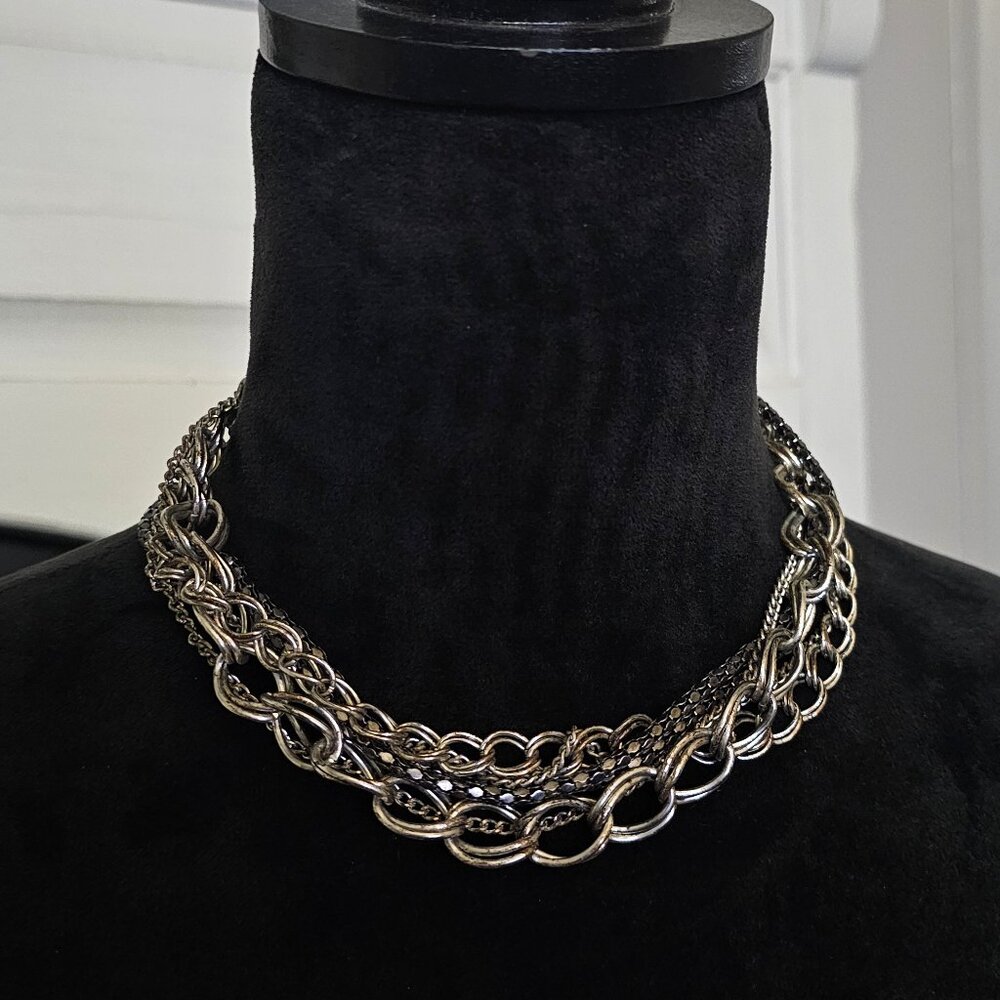 Vintage Layered Chain Necklace